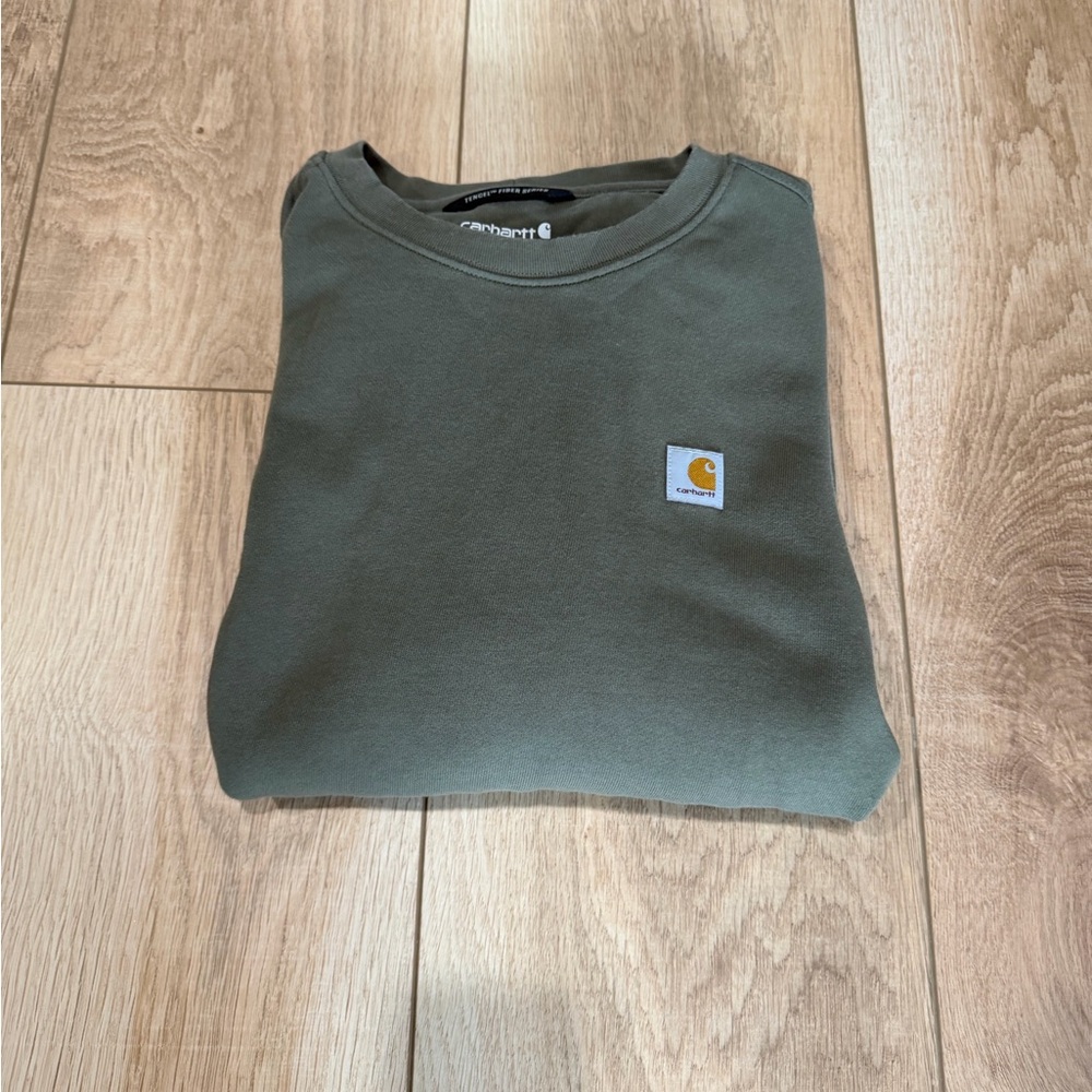 Carhartt Men's Olive Crewneck Sweater